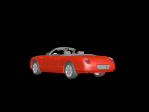 burung petir Model 3D