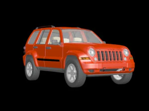 jeep liberty 3D Model