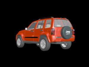 jeep liberty Model 3D