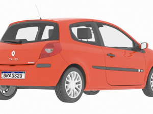 clio renault Model 3D