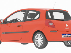 clio renault Model 3D