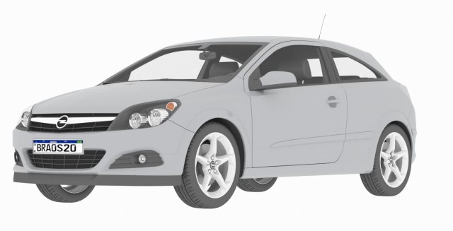 opel astra 3D 模型 .c4d .max .obj .3ds .fbx .stl .blend 