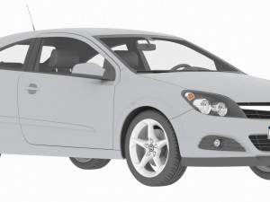opel astra 3D 模型