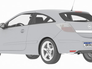 opel astra 3D 模型