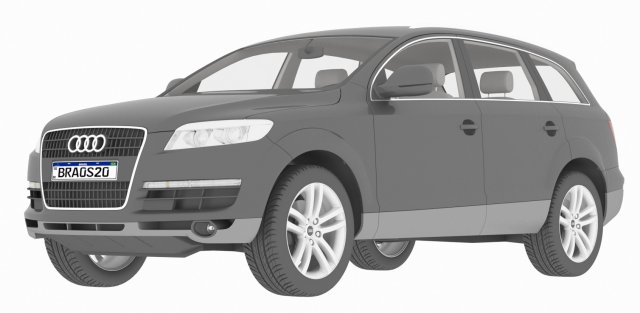 audi q7 3D Model .c4d .max .obj .3ds .fbx .stl .blend 
