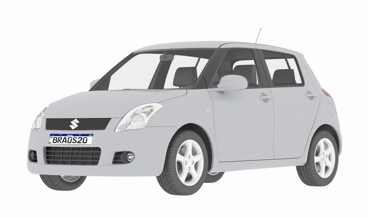 suzuki swift 3D Model .c4d .max .obj .3ds .fbx .stl .blend 