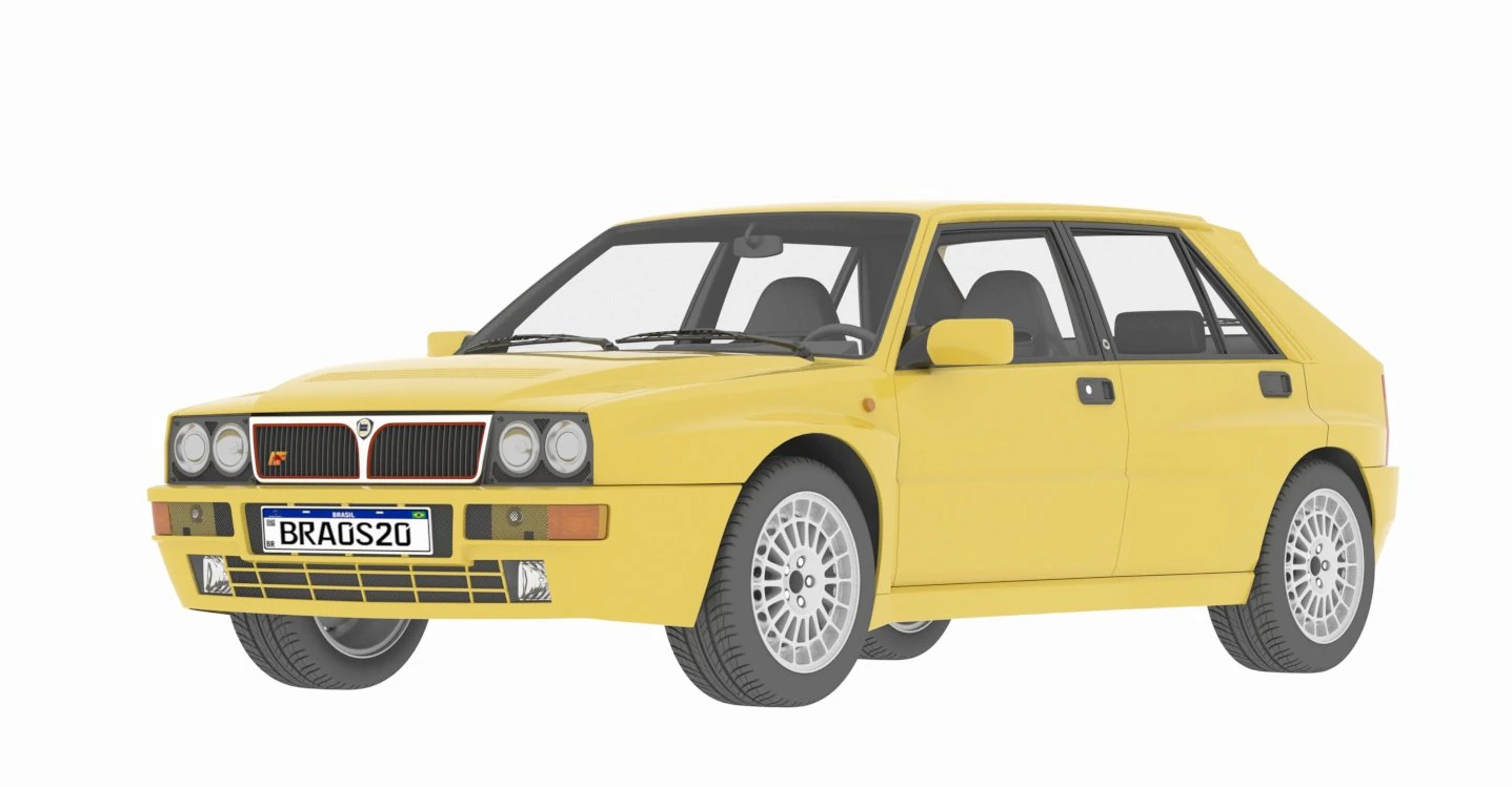lancia 3D Model .c4d .max .obj .3ds .fbx .stl .blend 