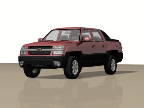 शेवरले हिमस्खलन 3D मॉडल