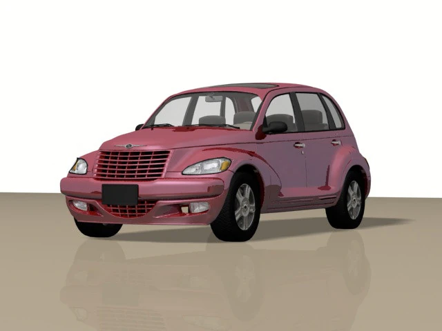 Chrysler PT Cruiser 3D Model .c4d .max .obj .3ds .fbx .stl .blend 