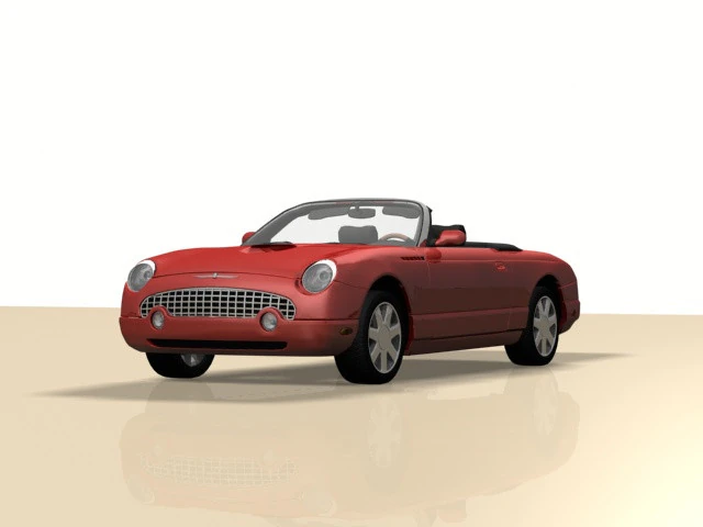 Thunderbird 3D Model .c4d .max .obj .3ds .fbx .stl .blend