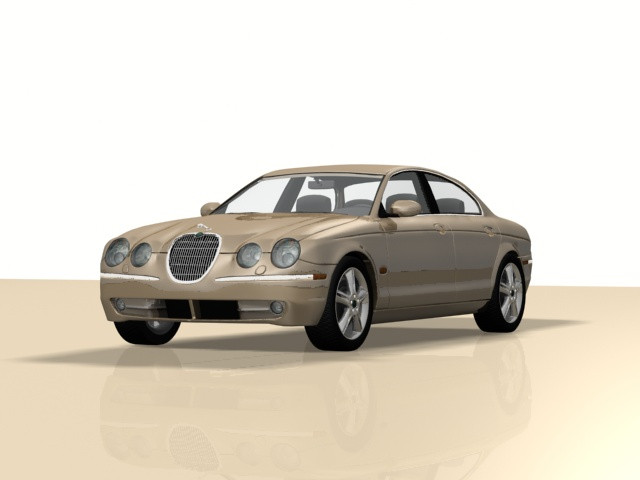 Jaguar S Model 3D .c4d .max .obj .3ds .fbx .stl .blend 