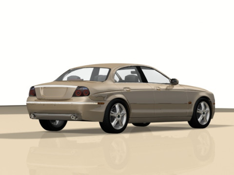 Jaguar S Model 3D