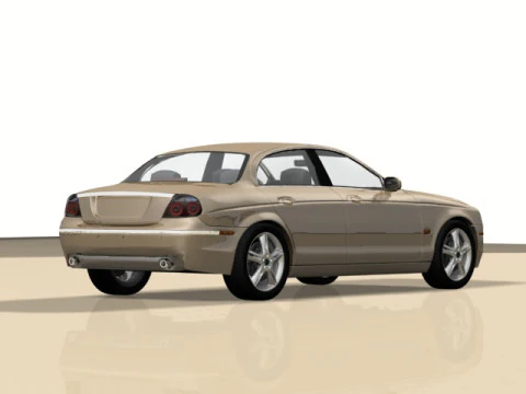 Jaguar S 3D Model