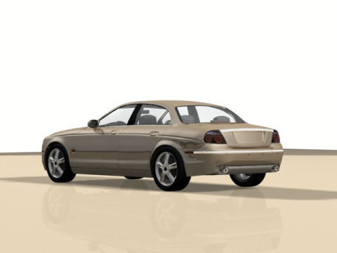 Jaguar S Model 3D