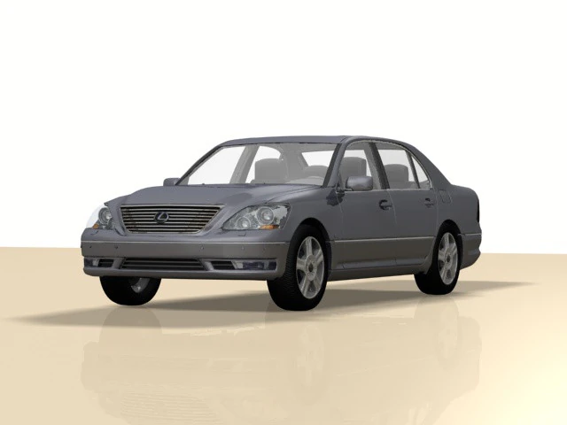 Lexus 3D Model .c4d .max .obj .3ds .fbx .stl .blend 