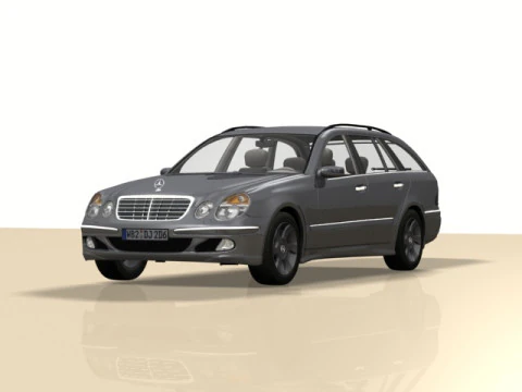 Mercedes E400T Modello 3D