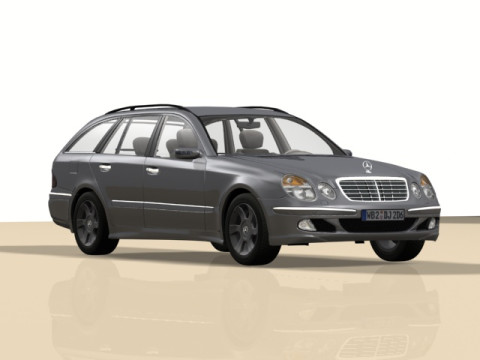 Mercedes E 400 T 3D Модель