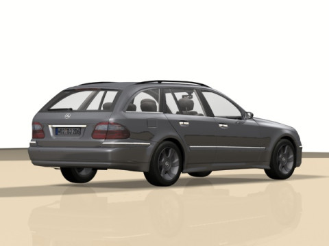 Mercedes E 400 T 3D Модель