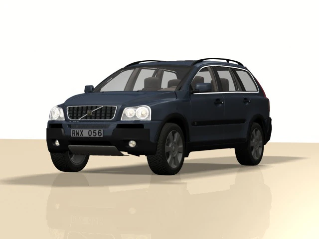 Volvo XC90 3D Model .c4d .max .obj .3ds .fbx .stl .blend 