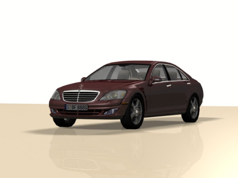 Mercedes S Class 3D मॉडल