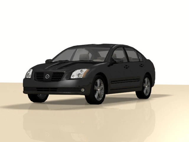 Nissan Maxima 3D Model .c4d .max .obj .3ds .fbx .stl .blend 