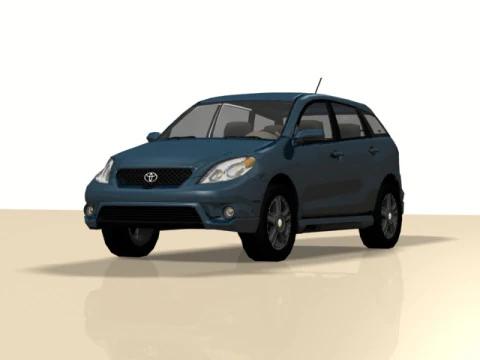 トヨタ マトリックス 3Dモデル