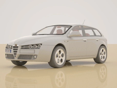 Alfa159 Modello 3D