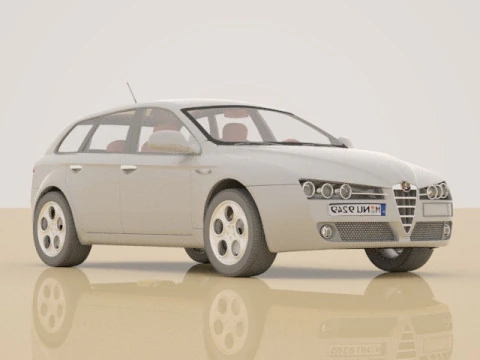Alfa 159 3D Model