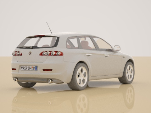 Alfa 159 Modello 3D