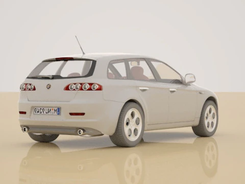 Alfa 159 3D Model