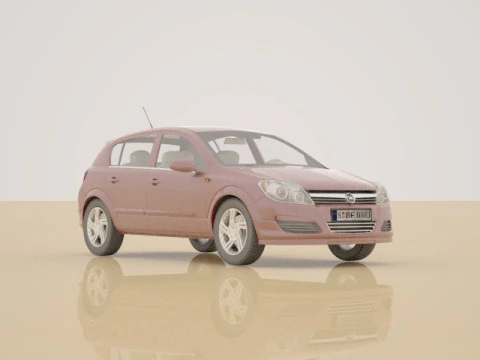 Astra Opel 3D Model