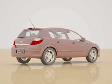 Astra Opel Modelo 3D