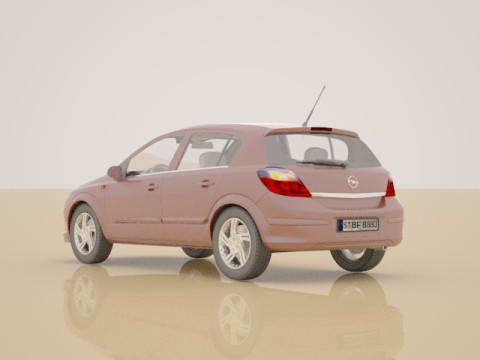 Astra Opel Modelo 3D