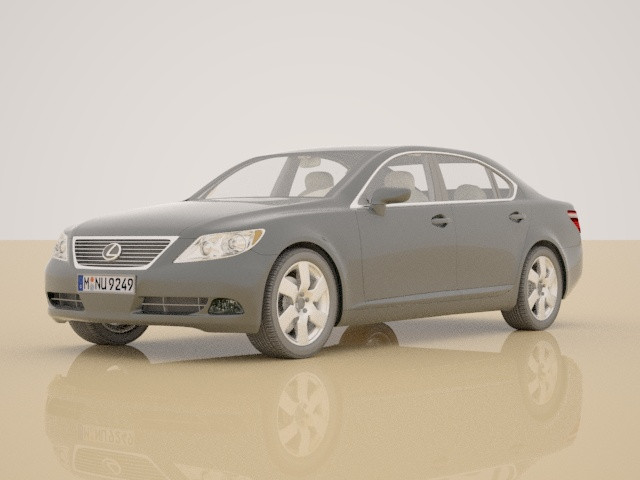 Lexus Car 3D Model .c4d .max .obj .3ds .fbx .stl .blend