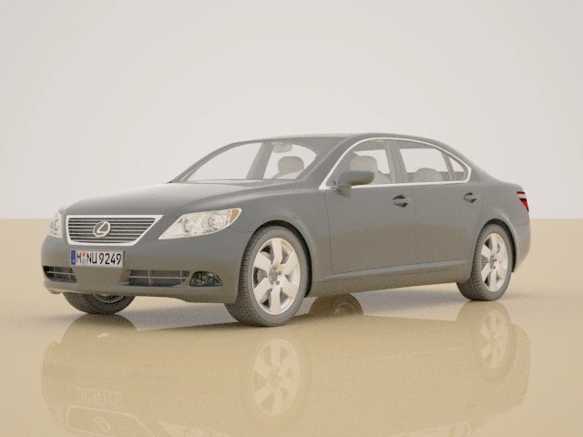 Lexus Car 3D Model .c4d .max .obj .3ds .fbx .stl .blend