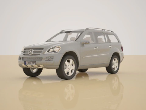 Мерседес Открытый ГЛ 3D Модель