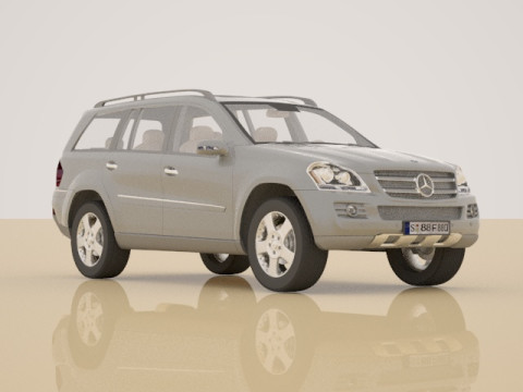 Mercedes Open GL 3D 모델