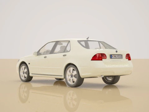 Saab95 Modello 3D