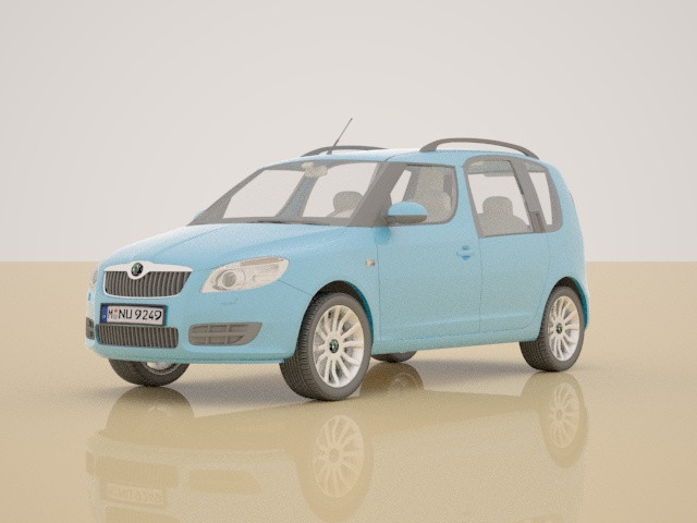 Skoda Rommester Model 3D .c4d .max .obj .3ds .fbx .stl .blend