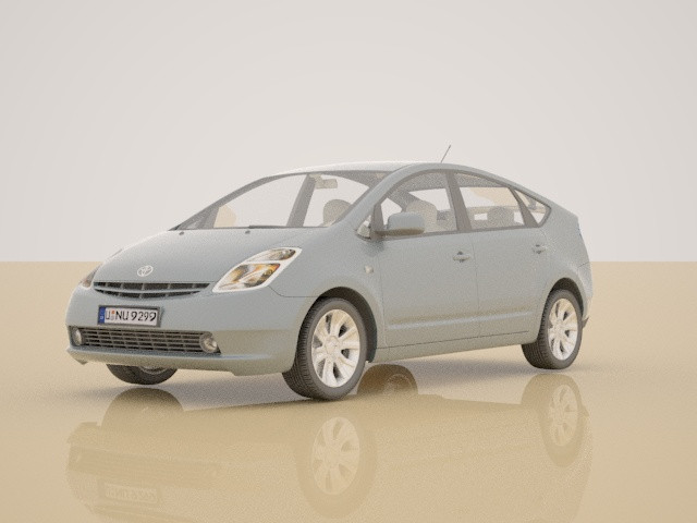 Toyota Prius Modelo 3D .c4d .max .obj .3ds .fbx .stl .blend 