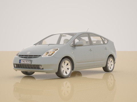 Toyota Prius 3D मॉडल