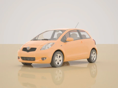 Toyota Yaris 3D Model
