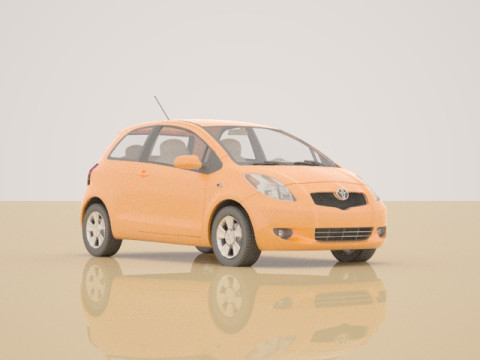 Toyota Yaris 3Dモデル