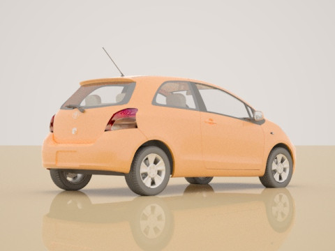 Toyota Yaris 3Dモデル