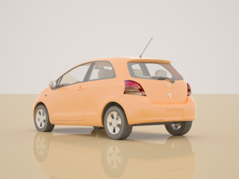 Toyota Yaris 3Dモデル