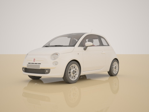Fiat 500 Model 3D