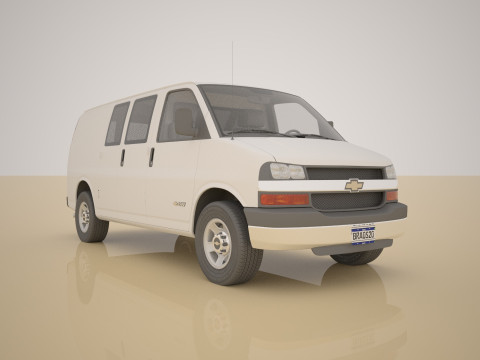 Chevrolet Furgao 3D Model
