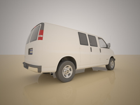 Chevrolet Furgao 3D Model