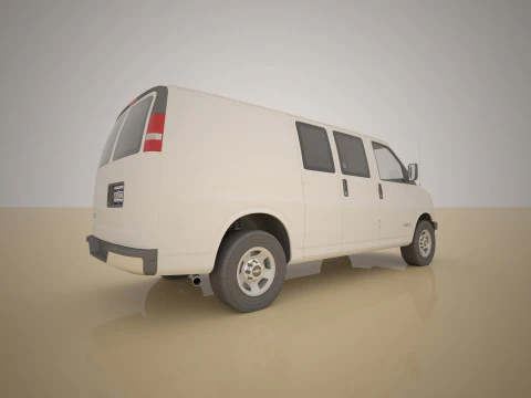 Chevrolet Furgao 3D Model