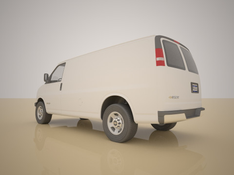 Chevrolet Furgao 3D Model